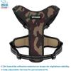 imageAir Frontier Mesh Dog Harness with and Reflective Dog Leash Set Reflective Stitching and Lightweight Breathable NoPull Design Adjustable Neck and Chest Straps for Small to Large Breeds  BUW MHarness Leash Set Camo Mesh