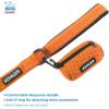 imageAir Frontier Mesh Dog Harness with and Reflective Dog Leash Set Reflective Stitching and Lightweight Breathable NoPull Design Adjustable Neck and Chest Straps for Small to Large Breeds  BUW MHarness Leash Set Orange Mesh