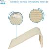 imageBest Pet Supplies Corrugated Cardboard Cat Scratcher Refill Pads Lounger and Fun Interactive Scratching Boards Claw Safe Durable Natural Recycled Materials Supports Active Play  DropletRamp Cream