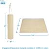 imageBest Pet Supplies Corrugated Cardboard Cat Scratcher Refill Pads Lounger and Fun Interactive Scratching Boards Claw Safe Durable Natural Recycled Materials Supports Active Play  DropletLog Cream