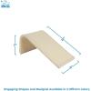 imageBest Pet Supplies Corrugated Cardboard Cat Scratcher Refill Pads Lounger and Fun Interactive Scratching Boards Claw Safe Durable Natural Recycled Materials Supports Active Play  DropletRamp Cream