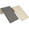 imageBest Pet Supplies Corrugated Cardboard Cat Scratcher Refill Pads Lounger and Fun Interactive Scratching Boards Claw Safe Durable Natural Recycled Materials Supports Active Play  DropletRamp Cream