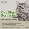 imageBest Pet Supplies Corrugated Cardboard Cat Scratcher Refill Pads Lounger and Fun Interactive Scratching Boards Claw Safe Durable Natural Recycled Materials Supports Active Play  DropletSlope Scratcher 2 Pack
