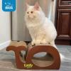 imageBest Pet Supplies Corrugated Cardboard Cat Scratcher Refill Pads Lounger and Fun Interactive Scratching Boards Claw Safe Durable Natural Recycled Materials Supports Active Play  DropletWhale