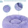 imageBest Pet Supplies Dog Pet Booster Seat Dog Car Seats for Small Dogs ampamp Medium Dogs Soft Plush Cushion with Comfortable Bedding Secure Straps and Tall Pillow BlacCalming Bed Lavender