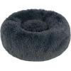 imageBest Pet Supplies Dog Pet Booster Seat Dog Car Seats for Small Dogs ampamp Medium Dogs Soft Plush Cushion with Comfortable Bedding Secure Straps and Tall Pillow BlacCalming Bed Gray