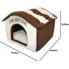 imageBest Pet Supplies Dog Pet Booster Seat Dog Car Seats for Small Dogs ampamp Medium Dogs Soft Plush Cushion with Comfortable Bedding Secure Straps and Tall Pillow BlacBeige w Brown Stripes