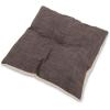 imageBest Pet Supplies Dog Pet Booster Seat Dog Car Seats for Small Dogs ampamp Medium Dogs Soft Plush Cushion with Comfortable Bedding Secure Straps and Tall Pillow BlacBrown Linen