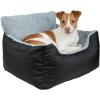 imageBest Pet Supplies Dog Pet Booster Seat Dog Car Seats for Small Dogs ampamp Medium Dogs Soft Plush Cushion with Comfortable Bedding Secure Straps and Tall Pillow BlacBooster Black