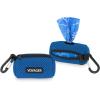 imageBest Pet Supplies Dog Poop Bag Holder Leash Attachment with 30 Bags Reusable Dispenser for Travel Walking Park and Outdoor Use Durable with ClipOn  Fuchsia Pack of 2Royal Blue Mesh