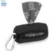 imageBest Pet Supplies Dog Poop Bag Holder Leash Attachment with 30 Bags Reusable Dispenser for Travel Walking Park and Outdoor Use Durable with ClipOn  Fuchsia Pack of 2Black Mesh