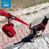 imageBest Pet Supplies Dog Poop Bag Holder Leash Attachment with 30 Bags Reusable Dispenser for Travel Walking Park and Outdoor Use Durable with ClipOn  Fuchsia Pack of 2Baby Blue Mesh