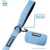 imageBest Pet Supplies Dog Poop Bag Holder Leash Attachment with 30 Bags Reusable Dispenser for Travel Walking Park and Outdoor Use Durable with ClipOn  Fuchsia Pack of 2Baby Blue Mesh