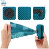 imageBest Pet Supplies Dog Poop Bag Holder Leash Attachment with 30 Bags Reusable Dispenser for Travel Walking Park and Outdoor Use Durable with ClipOn  Fuchsia Pack of 2Turquoise Mesh