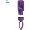 imageBest Pet Supplies Dog Poop Bag Holder Leash Attachment with 30 Bags Reusable Dispenser for Travel Walking Park and Outdoor Use Durable with ClipOn  Fuchsia Pack of 2Purple Plastic