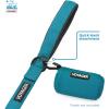 imageBest Pet Supplies Dog Poop Bag Holder Leash Attachment with 30 Bags Reusable Dispenser for Travel Walking Park and Outdoor Use Durable with ClipOn  Fuchsia Pack of 2Turquoise Mesh