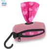 imageBest Pet Supplies Dog Poop Bag Holder Leash Attachment with 30 Bags Reusable Dispenser for Travel Walking Park and Outdoor Use Durable with ClipOn  Fuchsia Pack of 2Pink Mesh