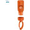 imageBest Pet Supplies Dog Poop Bag Holder Leash Attachment with 30 Bags Reusable Dispenser for Travel Walking Park and Outdoor Use Durable with ClipOn  Fuchsia Pack of 2Orange Plastic