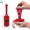 imageBest Pet Supplies Dog Poop Bag Holder Leash Attachment with 30 Bags Reusable Dispenser for Travel Walking Park and Outdoor Use Durable with ClipOn  Fuchsia Pack of 2Red Plastic