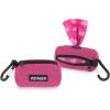 imageBest Pet Supplies Dog Poop Bag Holder Leash Attachment with 30 Bags Reusable Dispenser for Travel Walking Park and Outdoor Use Durable with ClipOn  Fuchsia Pack of 2Fuchsia Mesh