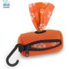 imageBest Pet Supplies Dog Poop Bag Holder Leash Attachment with 30 Bags Reusable Dispenser for Travel Walking Park and Outdoor Use Durable with ClipOn  Fuchsia Pack of 2Orange Mesh