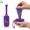 imageBest Pet Supplies Dog Poop Bag Holder Leash Attachment with 30 Bags Reusable Dispenser for Travel Walking Park and Outdoor Use Durable with ClipOn  Fuchsia Pack of 2Purple Plastic