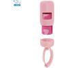imageBest Pet Supplies Dog Poop Bag Holder Leash Attachment with 30 Bags Reusable Dispenser for Travel Walking Park and Outdoor Use Durable with ClipOn  Fuchsia Pack of 2Pink Plastic