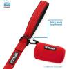imageBest Pet Supplies Dog Poop Bag Holder Leash Attachment with 30 Bags Reusable Dispenser for Travel Walking Park and Outdoor Use Durable with ClipOn  Fuchsia Pack of 2Red Mesh