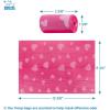 imageBest Pet Supplies Dog Poop Bag Holder Leash Attachment with 30 Bags Reusable Dispenser for Travel Walking Park and Outdoor Use Durable with ClipOn  Fuchsia Pack of 2Pink Plastic