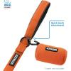 imageBest Pet Supplies Dog Poop Bag Holder Leash Attachment with 30 Bags Reusable Dispenser for Travel Walking Park and Outdoor Use Durable with ClipOn  Fuchsia Pack of 2Orange Mesh