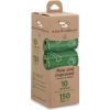 imageBest Pet Supplies Dog Poop Bags 150 Bags for Waste Refuse Cleanup Doggy Roll Replacements for Outdoor Puppy Walking and Travel Leak Proof and Tear Resistant Thick Plastic  Pink HeartGreen Unscented