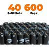 imageBest Pet Supplies Dog Poop Bags 150 Bags for Waste Refuse Cleanup Doggy Roll Replacements for Outdoor Puppy Walking and Travel Leak Proof and Tear Resistant Thick Plastic  Pink HeartGRS Black