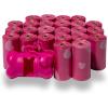imageBest Pet Supplies Dog Poop Bags 150 Bags for Waste Refuse Cleanup Doggy Roll Replacements for Outdoor Puppy Walking and Travel Leak Proof and Tear Resistant Thick Plastic  Pink HeartPink Heart