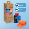 imageBest Pet Supplies Dog Poop Bags 150 Bags for Waste Refuse Cleanup Doggy Roll Replacements for Outdoor Puppy Walking and Travel Leak Proof and Tear Resistant Thick Plastic  Pink HeartAssorted Colors