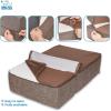 imageBest Pet Supplies Dog Stairs ampamp Steps  Foam Steps for Small Dogs ampamp Cats NonSlip Indoor Balanced Pet Step Support Dog Ramp No Assembly Brown Linen Foldable 2Step 12inch HeightBrown Linen