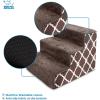 imageBest Pet Supplies Foam Pet Steps Cover for Small Dogs and Cats Portable Ramp Stairs for Couch Sofa and High Bed Climbing Cover Only  Sand 5Step H 225quot Cover OnlyBrown Lattice Print