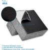imageBest Pet Supplies Foldable Pet Stairs Cover for Foam Dog Ramps Replacement Slip with NonSlip Step Surface Plush and Soft Fabric Provides Paw Traction and Stability  Gray Lattice 2StepGray Linen