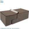 imageBest Pet Supplies Foldable Pet Stairs Cover for Foam Dog Ramps Replacement Slip with NonSlip Step Surface Plush and Soft Fabric Provides Paw Traction and Stability  Gray Lattice 2StepBrown Linen