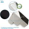 imageBest Pet Supplies Foldable Pet Stairs Cover for Foam Dog Ramps Replacement Slip with NonSlip Step Surface Plush and Soft Fabric Provides Paw Traction and Stability  Gray Lattice 2StepSand