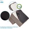 imageBest Pet Supplies Foldable Pet Stairs Cover for Foam Dog Ramps Replacement Slip with NonSlip Step Surface Plush and Soft Fabric Provides Paw Traction and Stability  Gray Lattice 2StepBrown Linen