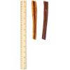 imageBest Pet Supplies GigaBite 6 Inch Bully Skin Spiral Sticks 1 Pound Beef Pizzle Dog Treat6 Regular
