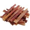 imageBest Pet Supplies GigaBite 6 Inch Bully Skin Spiral Sticks 1 Pound Beef Pizzle Dog TreatHalfCut 6Inch