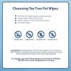 imageBest Pet Supplies Pet Wipes for Dogs  Dog Wipes Cleaning Deodorizing for Coats Ears Paws  Refreshing Cucumber 100 CountCleansing Tea Tree