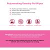 imageBest Pet Supplies Pet Wipes for Dogs  Dog Wipes Cleaning Deodorizing for Coats Ears Paws  Refreshing Cucumber 100 CountRejuvenating Rose Hip