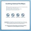 imageBest Pet Supplies Pet Wipes for Dogs  Dog Wipes Cleaning Deodorizing for Coats Ears Paws  Refreshing Cucumber 100 CountSoothing Oatmeal