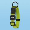 imageBest Pet Supplies Reflective Dog Collar with Adjustable Length HeavyDuty Buckle and Strong Leash DRing Training Walking Jogging Accessory for Small Medium and Large Breeds  Baby Blue MLeash Collar Set Lime Green