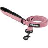 imageBest Pet Supplies Reflective Dog Collar with Adjustable Length HeavyDuty Buckle and Strong Leash DRing Training Walking Jogging Accessory for Small Medium and Large Breeds  Baby Blue MLeash Soft Pink