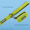 imageBest Pet Supplies Reflective Dog Collar with Adjustable Length HeavyDuty Buckle and Strong Leash DRing Training Walking Jogging Accessory for Small Medium and Large Breeds  Baby Blue MLeash Collar Set Lime Green
