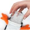 imageBest Pet Supplies Tough Dog Toys for Aggressive Chewers  Squeaky Dog Toys NonToxic Spiky Ball for Dental Health Interactive Toy Orange L35quotBlackPengiun