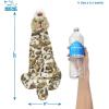 imageBest Pet Supplies Tough Dog Toys for Aggressive Chewers  Squeaky Dog Toys NonToxic Spiky Ball for Dental Health Interactive Toy Orange L35quotBrown Snow Leopard